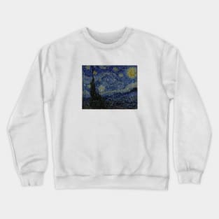 Starry night sewing Crewneck Sweatshirt